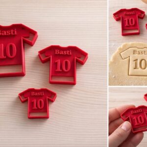 Trikot Ausstecher personalisiert – Name und Nummer – Produktansicht 1