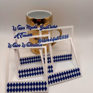 Wiesn Fotorahmen personalisiert – Foto-Prop mit Wunschtext – Produktansicht 1