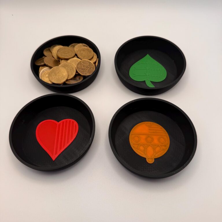 Schafkopf-Kartenschalen 4er-Set aus dem 3D-Druck – Ansicht 9